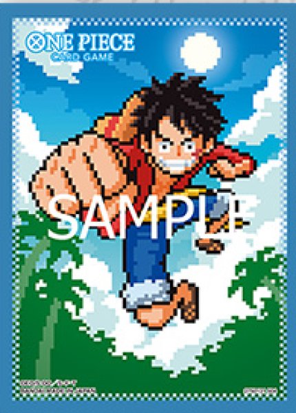 画像1: オフィシャルカードスリーブ8(モンキー・D・ルフィ）70枚入り [モンキー・D・ルフィ※ドット]【30】 (1)