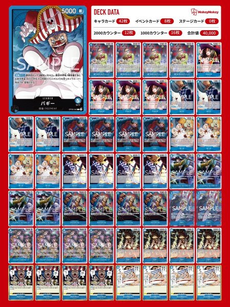 画像1: 【デッキ販売】青バギー【YouTubeで紹介】 (1)
