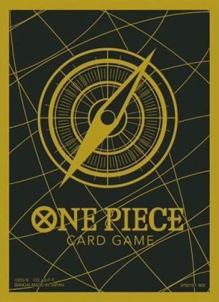 画像1: 【10枚入り】カードスリーブ ブラック＆ゴールド2【スリーブ】【75】 (1)